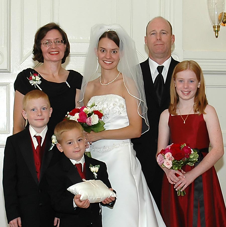 The brides family, 7/05 Virginia