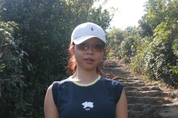 Joyce on the way up Pat Sin Leng