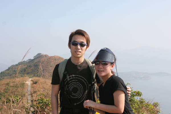 Ashley and May in front of Choi Wo Fung