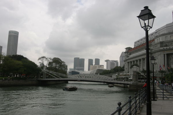 Fullerton from Boat Quay