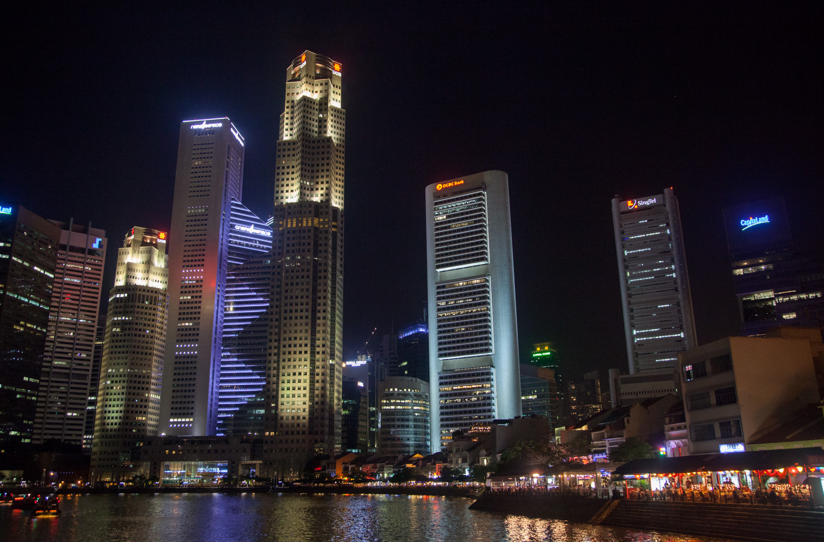 Evening at Boat Quay