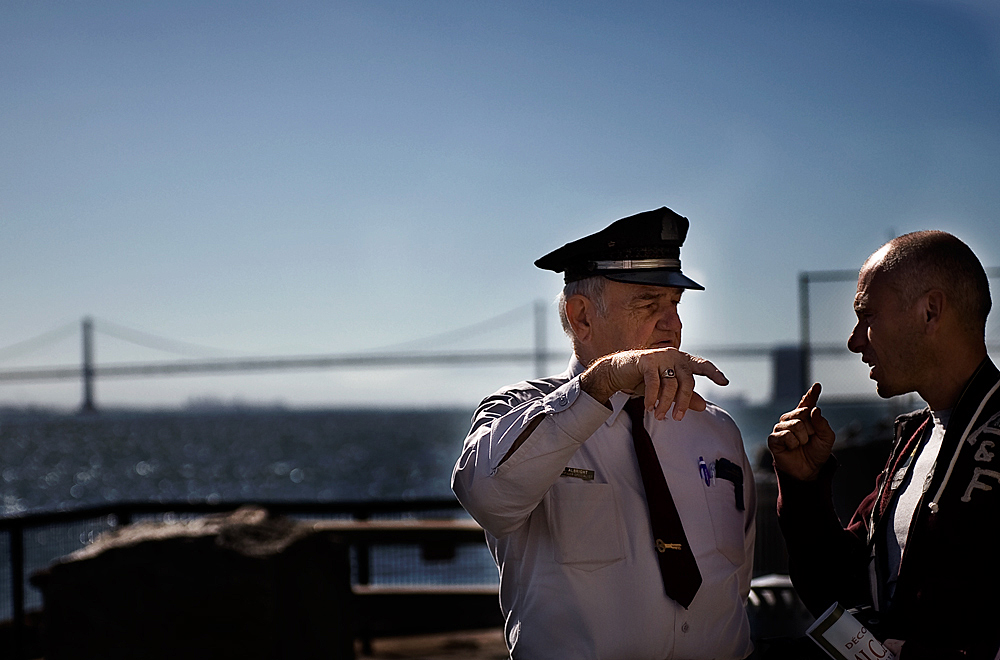 San Francisco - The last Alcatraz prison guard - Lultima guardia ad Alcatraz