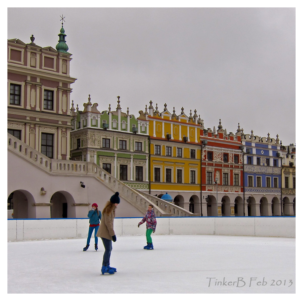 Skating in Zamosc