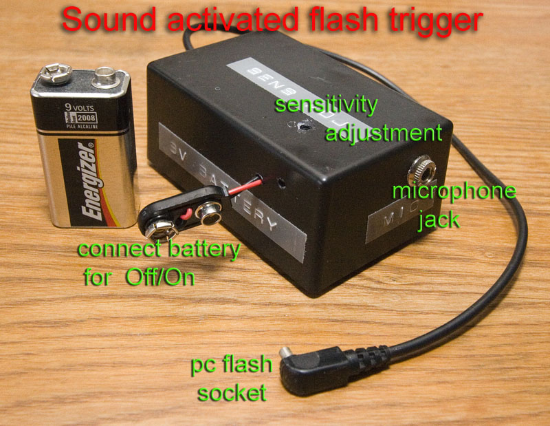 sound activated flash trigger