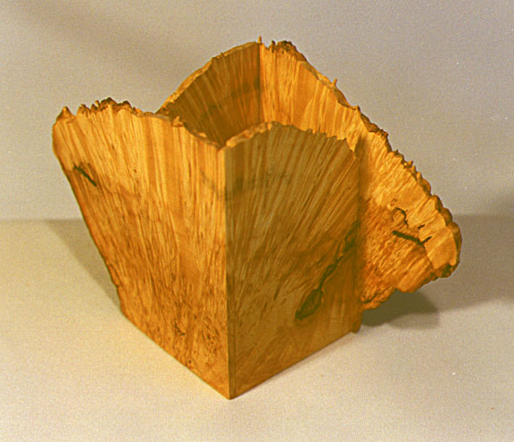 Burl pencil pot