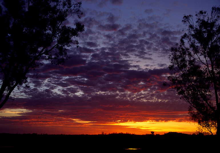 Sunset near De Grey