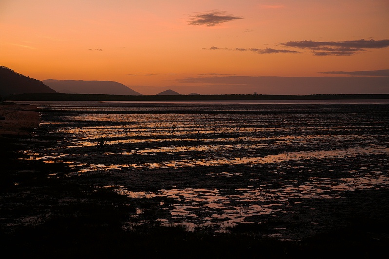 Cairns at dusk