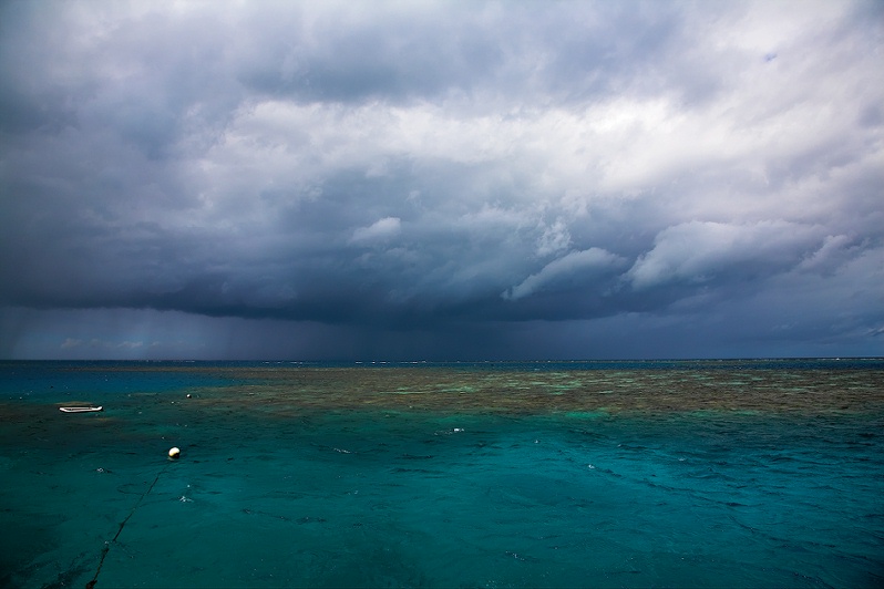 Storm aproaching the reef
