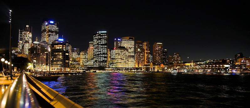 Circular Quay at night