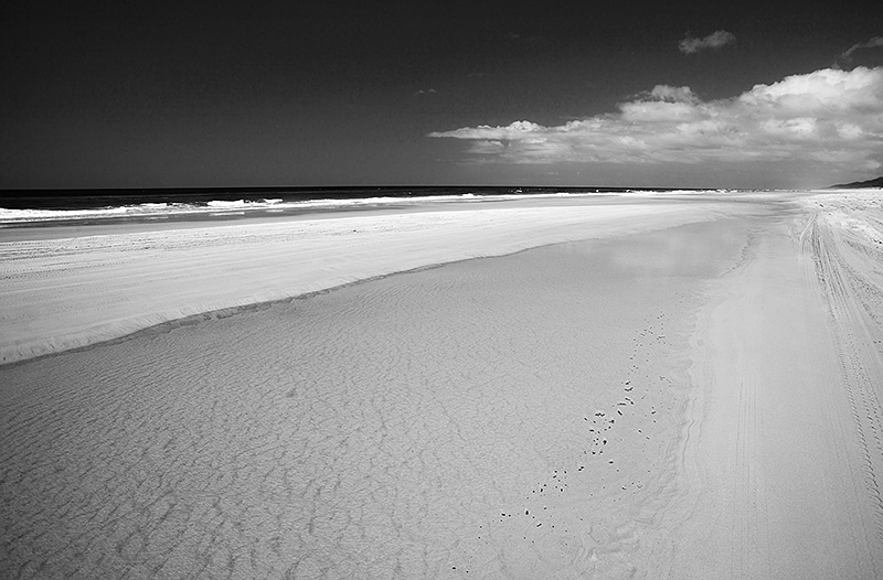 75 Mile Beach on Fraser Island