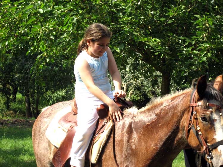 Flaminia is riding high.JPG