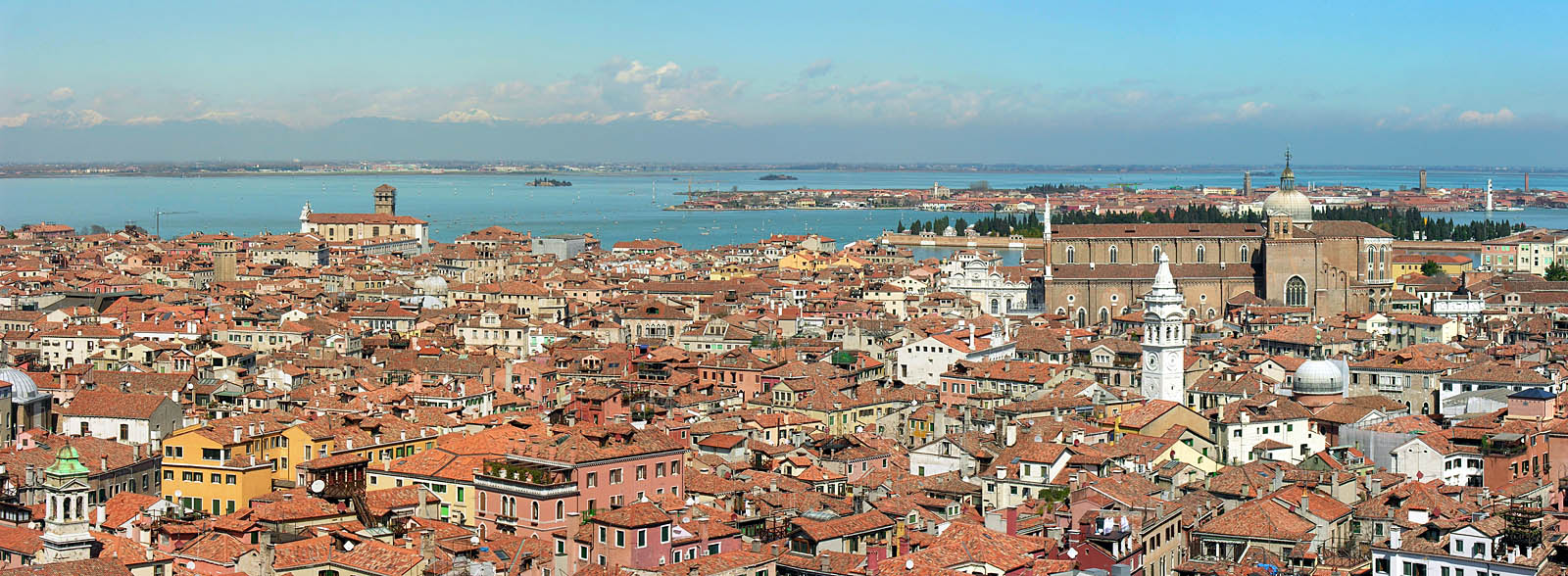 View to the beautiful town Venice