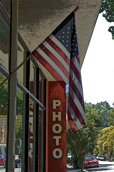 Photo Store Flag - Poster Edges