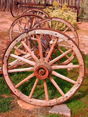 Hubbell Trading Post Wagon Wheels