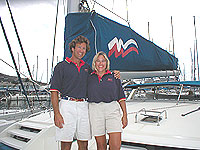 Doug and Peggy - Captain and 1st Mate/Chef of the Big Dog