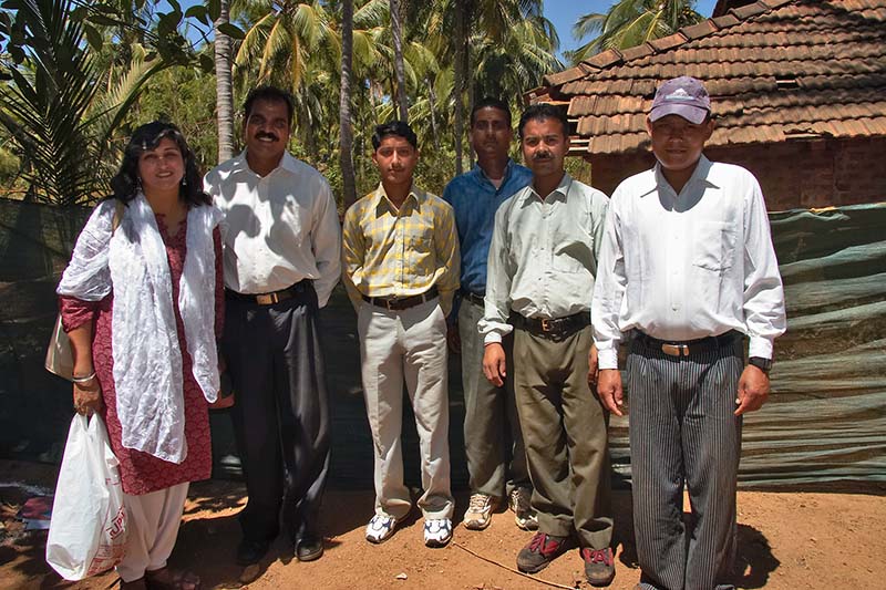 Alka and the Camp Staff