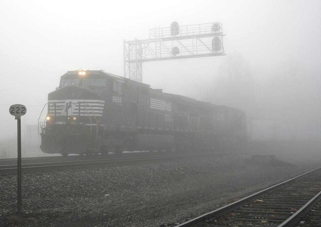 Northbound 264 in the fog at Robbins TN 