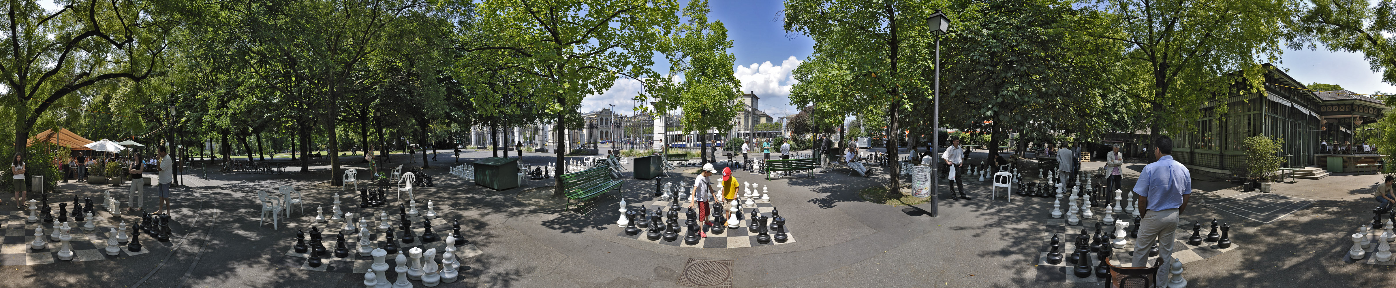 Chess-Players at the Parc des Bastions