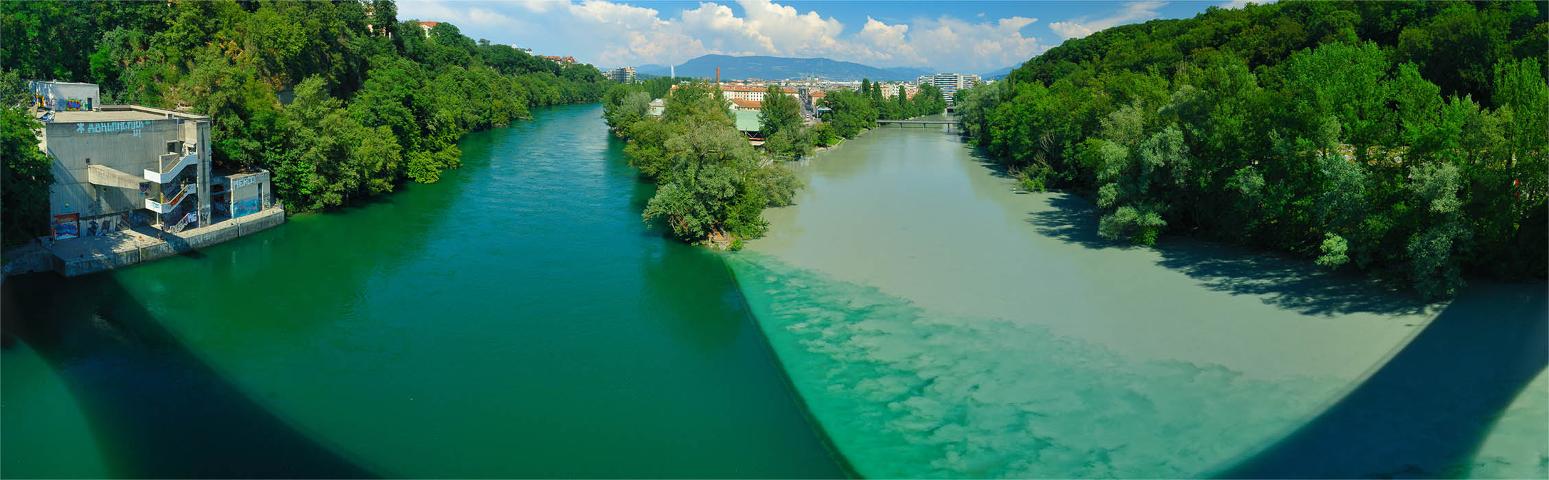 Jonction Bridge panorama