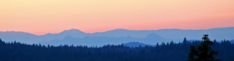 Sutter Buttes and the  Coast Range *