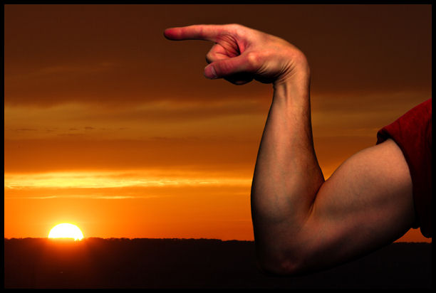 The Beach Is That Way Maam! *