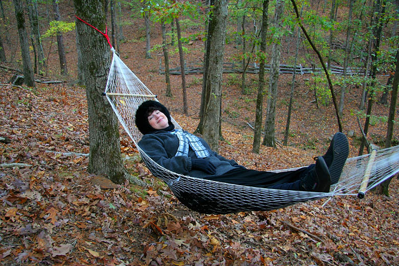 A Hamock On a Lonely Hill Is Good To Find  *  Traveller