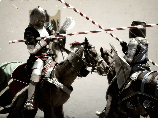 fighting for the hand of a lady