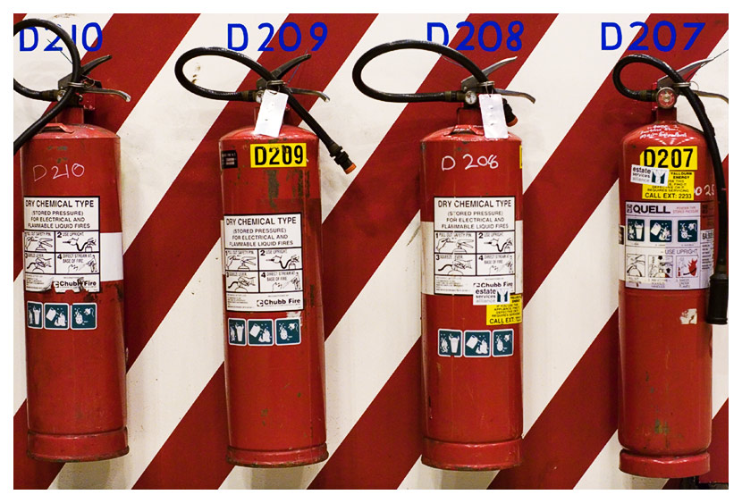 In case of fire.