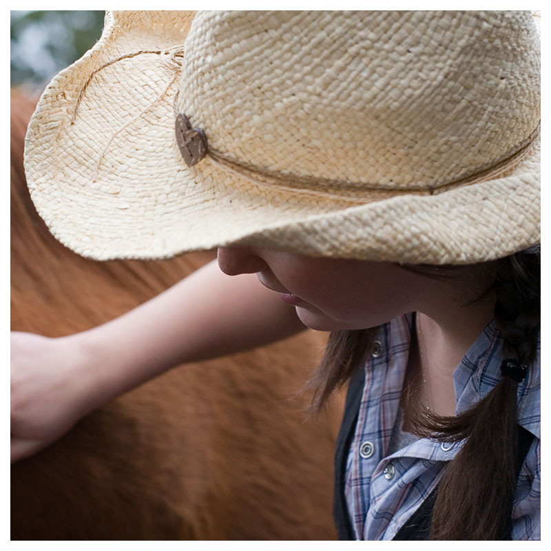 A girl and her horse