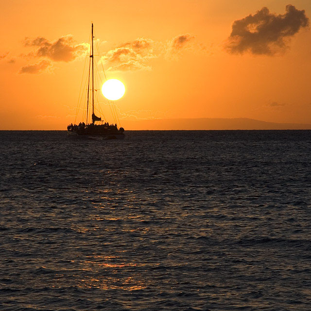 Around 7PM in Maui