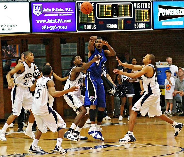 Five Basketball Players