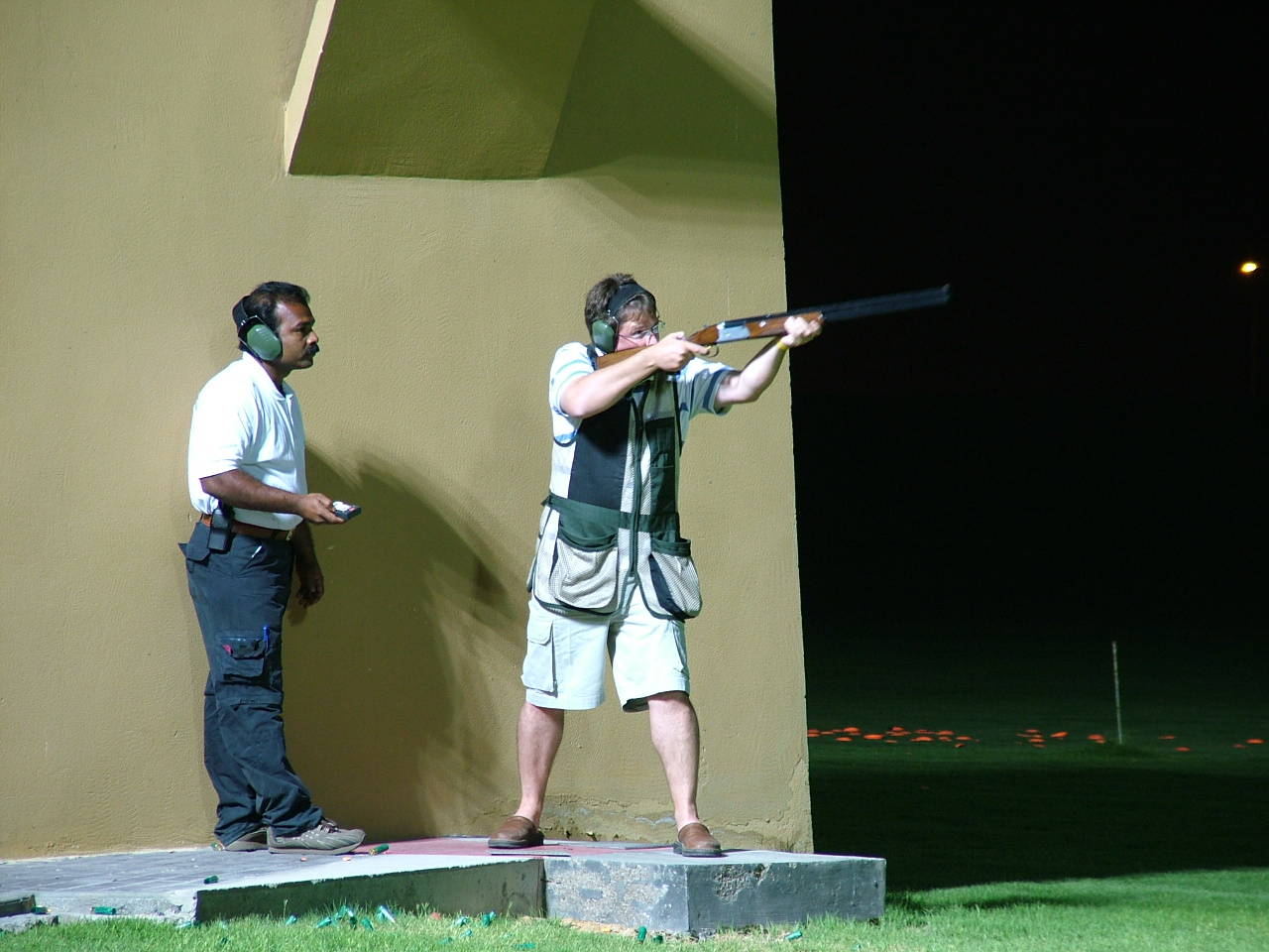 2221 8th April 06 Me at Sharjah Shooting Club.JPG photo - David