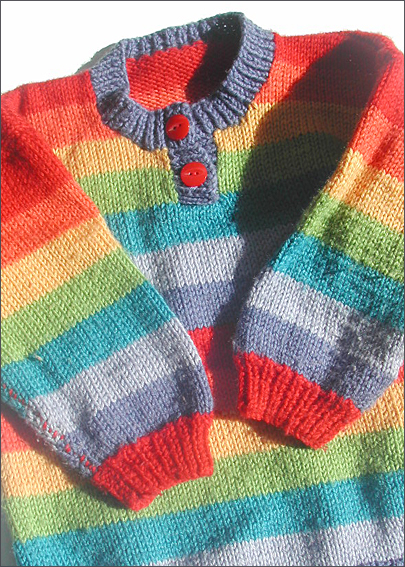 Childs rainbow jumper, 2002