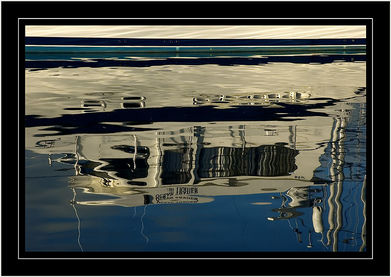 Reflections, Weymouth harbour, Dorset