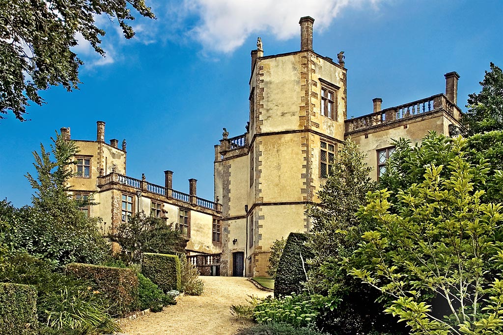 The back of Sherborne Castle