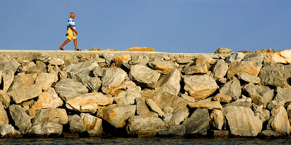 Man with the yellow shorts, Puerto Banus