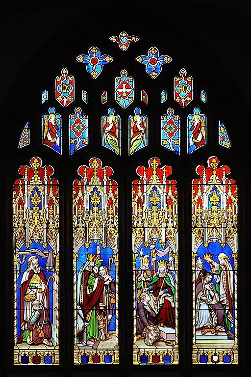 Stained glass, St.Georges, Hinton St. George