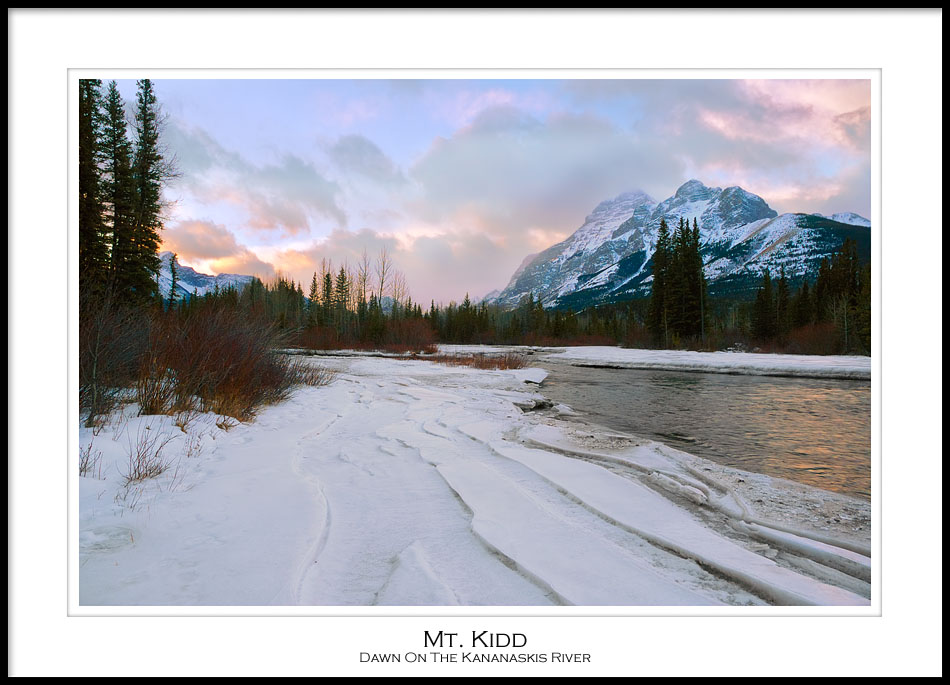 Dawn On The Kananaskis River