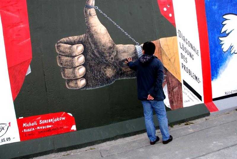 The fall of the Berlin wall -  20 th anniversary.