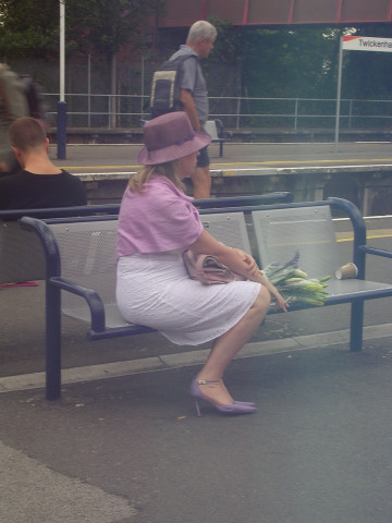 Waiting for the train to Ascot
