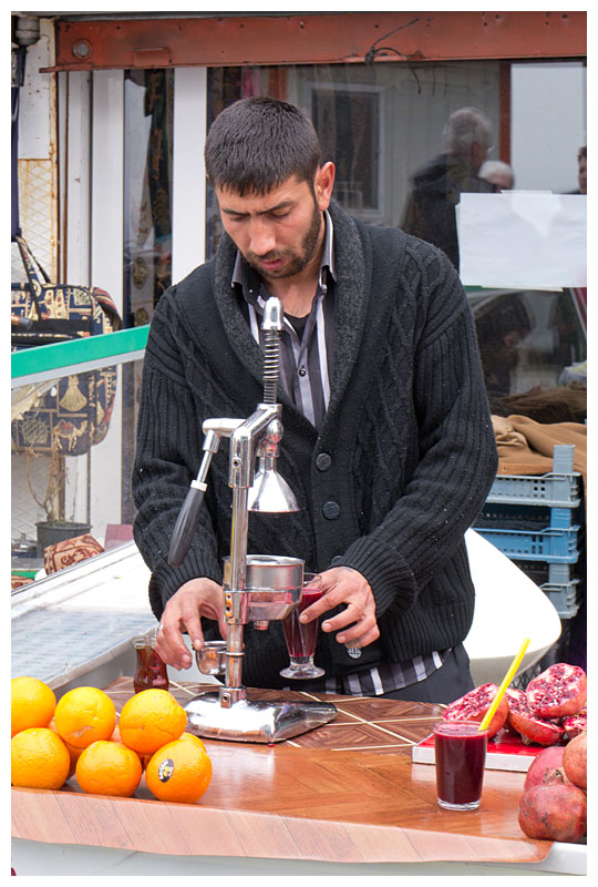 orange or pomegranate