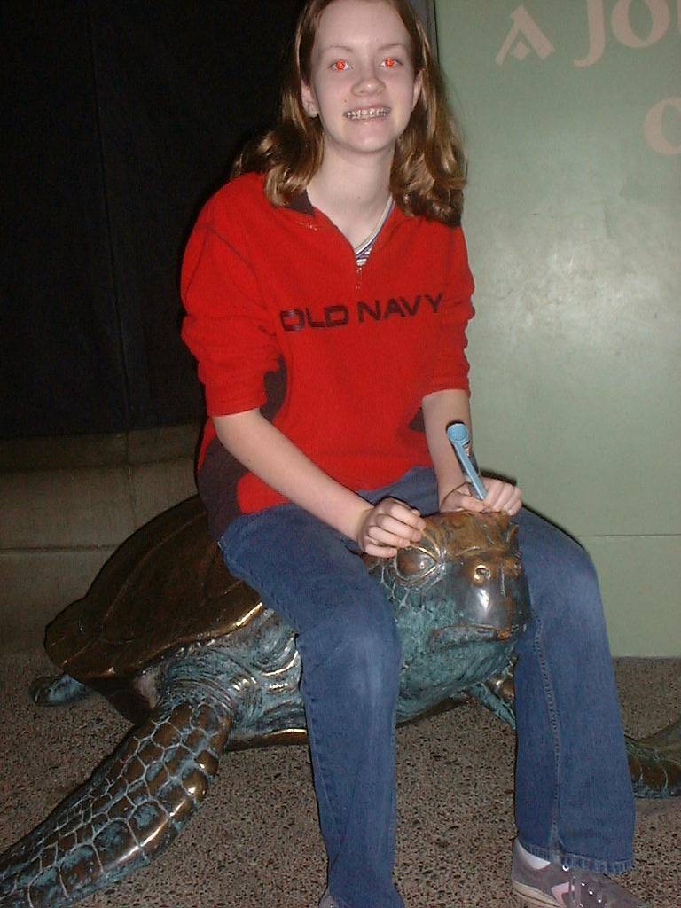 Kayla on turtle.jpg