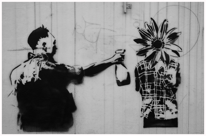 Grow flowers, not hate !