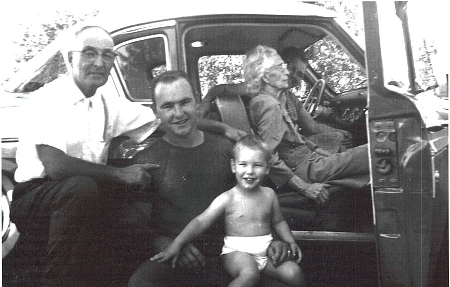  Baby Monte with Dad ( Elmer) and Gramdpa ( Earl)