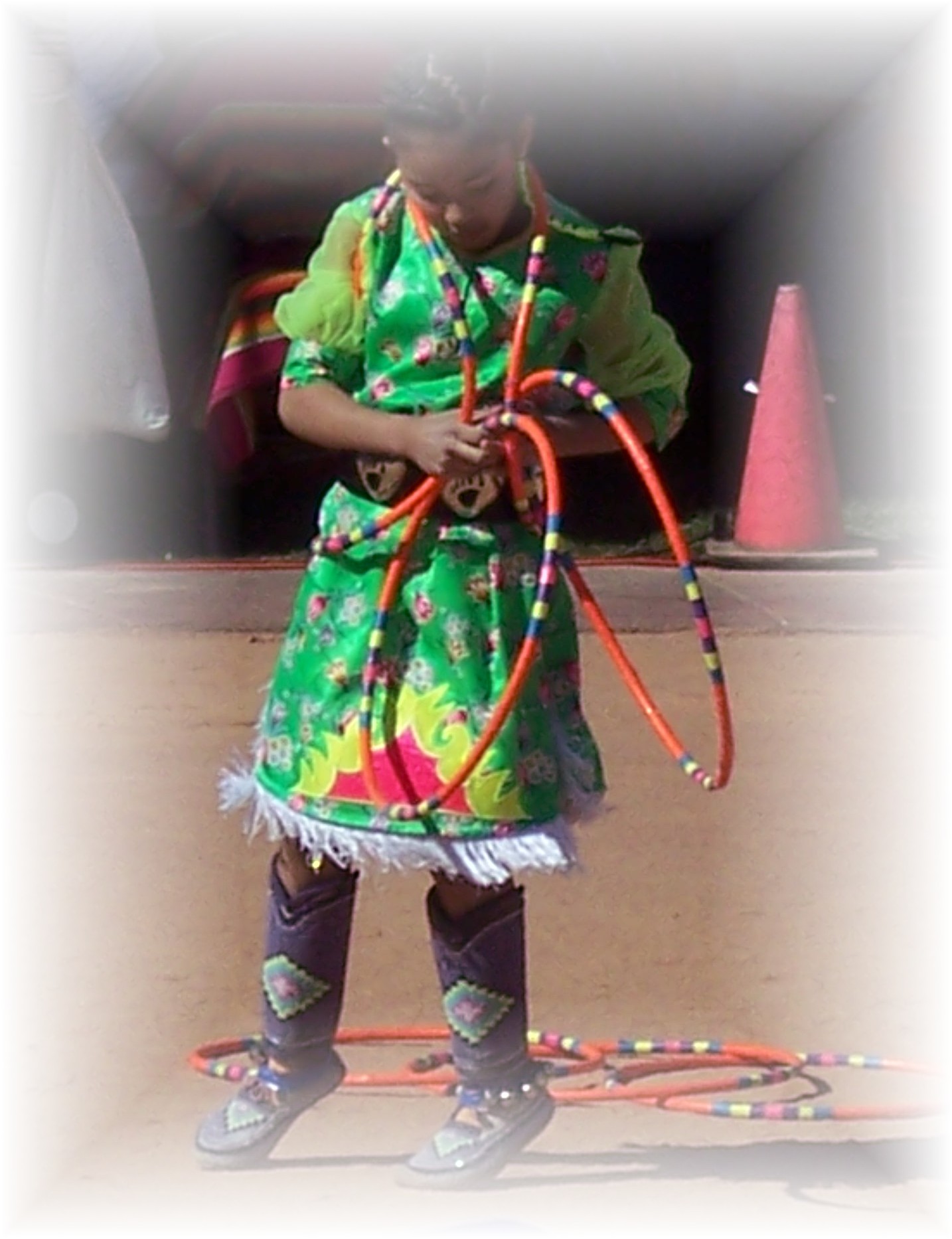 Hoop dancers