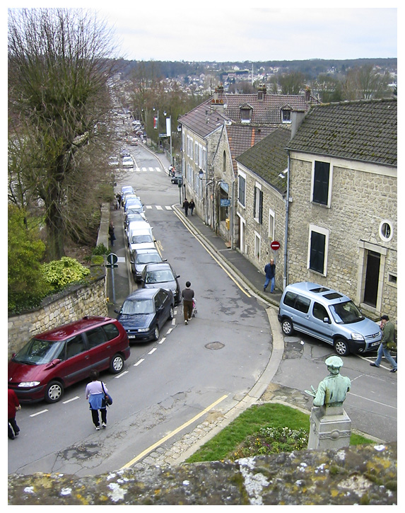 View of  Auvers-sur-Oise from its church