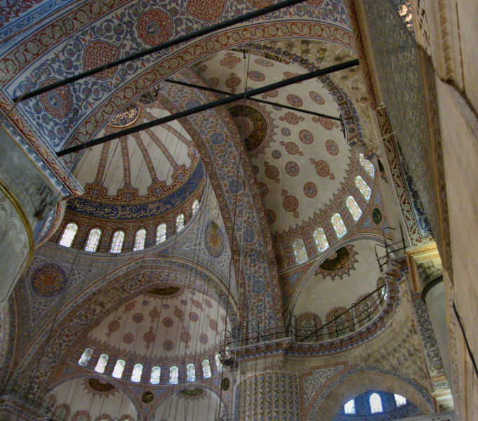 Blue MOsque ceiling