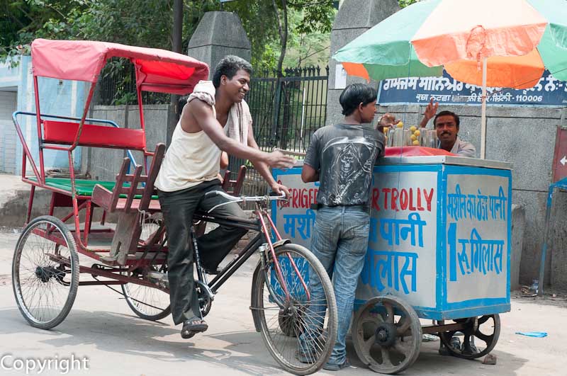 India: Ice-cream vendor, Delhi