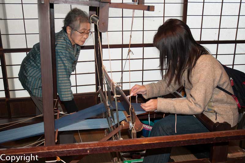 Weaving demonstration