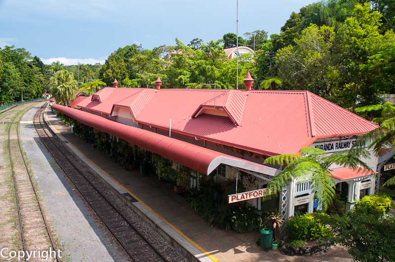 The old-world station at Kuranda